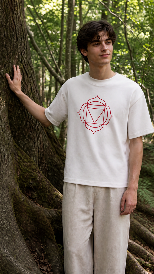 Tee-shirt Unisex Chakra Racine en Coton Bio